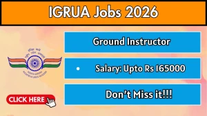 IGRUA Ground Instructor Recruitment 2026 - Apply Online