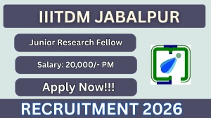 IIITDM Jabalpur Junior Research Fellow Recruitment 2026 - Apply Online IIITDM Jabalpur Junior Research Fellow Recruitment 2026 - Apply Online