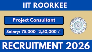 IIT Roorkee Project Consultant Recruitment 2026 - Apply Online IIT Roorkee Project Consultant Recruitment 2026 - Apply Online