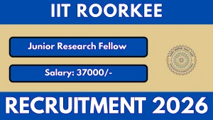 IIT Roorkee Junior Research Fellow Recruitment 2026 - Apply Online