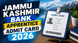 Jammu Kashmir Bank Apprentice Admit Card 2026 (Out) - Download Here
