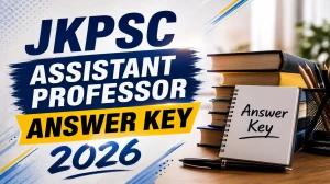 JKPSC Assistant Professor Answer Key 2026 - Download PDF, Response Sheet & Objection Link JKPSC Assistant Professor Answer Key 2026 - Download PDF, Response Sheet & Objection Link