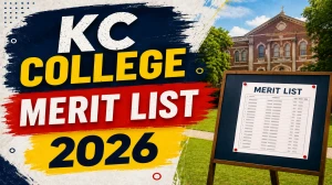 KC College Merit List 2026 - Direct Link to Download Results at kccollege.edu.in KC College Merit List 2026 - Direct Link to Download Results at kccollege.edu.in