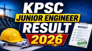 KPSC Junior Engineer Result 2026 OUT (Direct Link) - Download Scorecard @ kpsc.kar.nic.in