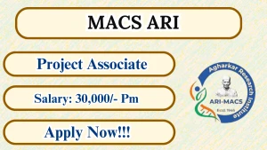 MACS ARI Project Associate I Recruitment 2026 - Apply Online MACS ARI Project Associate I Recruitment 2026 - Apply Online
