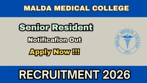 Malda Medical College Senior Resident Recruitment 2026 - Walkin for Posts Malda Medical College Senior Resident Recruitment 2026 - Walkin for Posts