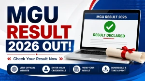 MGU Result 2026 Out - Check Mahatma Gandhi University 1st, 3rd, 5th Semester Results Online at mgu.ac.in