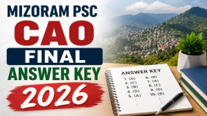 Mizoram PSC CAO Final Answer Key 2026 OUT - Download PDF, Response Sheet & Objection Link