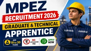 MPEZ Apprentices Recruitment 2026 - Apply Online for 72 Graduate & Technical Apprentice Posts