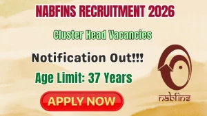 NABFINS Cluster Head Recruitment 2026 - Apply Online NABFINS Cluster Head Recruitment 2026 - Apply Online