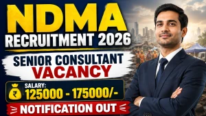 NDMA Senior Consultant Recruitment 2026 - Apply Online