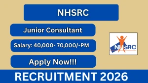 NHSRC Junior Consultant Recruitment 2026 - Apply Online NHSRC Junior Consultant Recruitment 2026 - Apply Online