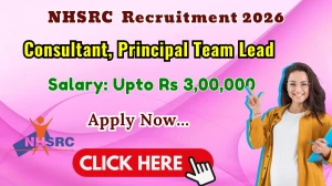 NHSRC Recruitment 2026 - Apply Online for Consultant, Principal Team Lead Posts NHSRC Recruitment 2026 - Apply Online for Consultant, Principal Team Lead Posts
