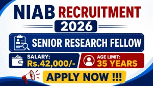NIAB Senior Research Fellow Recruitment 2026 - Apply Online