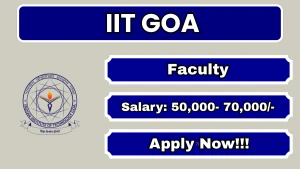 NIT Goa Faculty Recruitment 2026 - Apply Online NIT Goa Faculty Recruitment 2026 - Apply Online