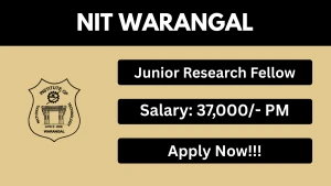 NIT Warangal Junior Research Fellow Recruitment 2026 - Apply Online