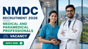 NMDC Medical and Paramedical Recruitment 2026 - Walkin NMDC Medical and Paramedical Recruitment 2026 - Walkin