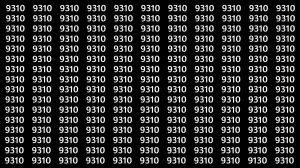 Optical Illusion IQ Test: Are You A Genius? Within 7 Seconds Spot The Number 9130 among 9310