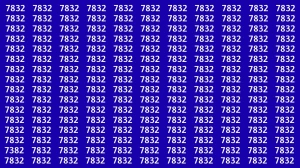 Optical Illusion: Within 7 Seconds Spot The Number 7382 among 7832