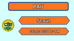 PAU Scout Recruitment 2026 - Apply Offline