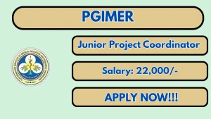 PGIMER Junior Project Coordinator Recruitment 2026 - Apply Online PGIMER Junior Project Coordinator Recruitment 2026 - Apply Online