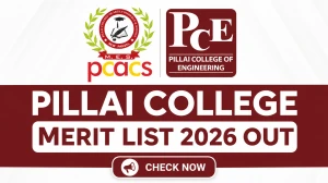 Pillai College Merit List 2026 Out - Direct Link to Download PCACS First Merit List at pcacs.ac.in