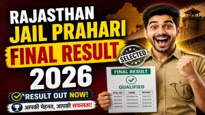 Rajasthan Jail Prahari Final Result 2026 OUT (Direct Link) - Download Scorecard @ rssb.rajasthan.gov.in
