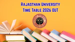 Rajasthan University Time Table 2026 OUT - Download Uniraj MBA & LLB Exam Date Sheet PDF at uniraj.ac.in Rajasthan University Time Table 2026 OUT - Download Uniraj MBA & LLB Exam Date Sheet PDF at uniraj.ac.in