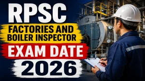 RPSC Factories & Boiler Inspector Exam Date 2026 (Released) - Check Schedule & Details RPSC Factories & Boiler Inspector Exam Date 2026 (Released) - Check Schedule & Details