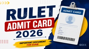 RULET Admit Card 2026 Out - Download Rajasthan University Law Entrance Test Hall Ticket at admissions.univraj.org RULET Admit Card 2026 Out - Download Rajasthan University Law Entrance Test Hall Ticket at admissions.univraj.org
