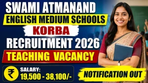 SAES Korba Teaching Recruitment 2026 - Apply Online for 79 Posts