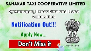 Sahakar Taxi Cooperative Limited Recruitment 2026 - Apply Online for 17 Dy Manager, Executive and More Posts Sahakar Taxi Cooperative Limited Recruitment 2026 - Apply Online for 17 Dy Manager, Executive and More Posts