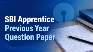SBI Apprentice Previous Year Question Paper: Download PDF Here