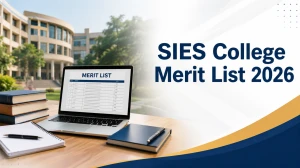 SIES College Merit List 2026 (First Merit List) Out - Download PDF Here