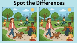 Spot the 5 Differences: Can You Find All 5 Differences in This Image Within 10 Seconds?