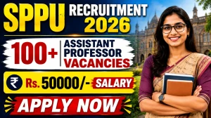SPPU Assistant Professor Recruitment 2026 Notification Out - Apply Online for 133 Posts