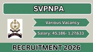 SVPNPA Recruitment 2026 - Apply Offline for Language Instructor, Stenographer Grade and More Posts
