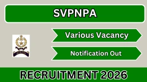 SVPNPA Recruitment 2026 - Apply Offline for Staff Nurse, Laboratory Technician and More Posts