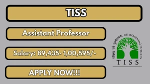 TISS Assistant Professor Recruitment 2026 - Apply Online