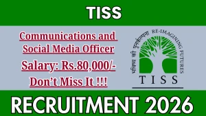 TISS Communications and Social Media Officer Recruitment 2026 - Apply Online TISS Communications and Social Media Officer Recruitment 2026 - Apply Online