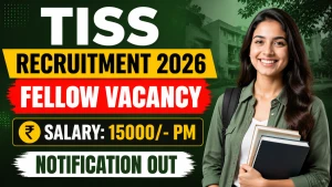 TISS Fellow Recruitment 2026 - Apply Online for 20 Posts