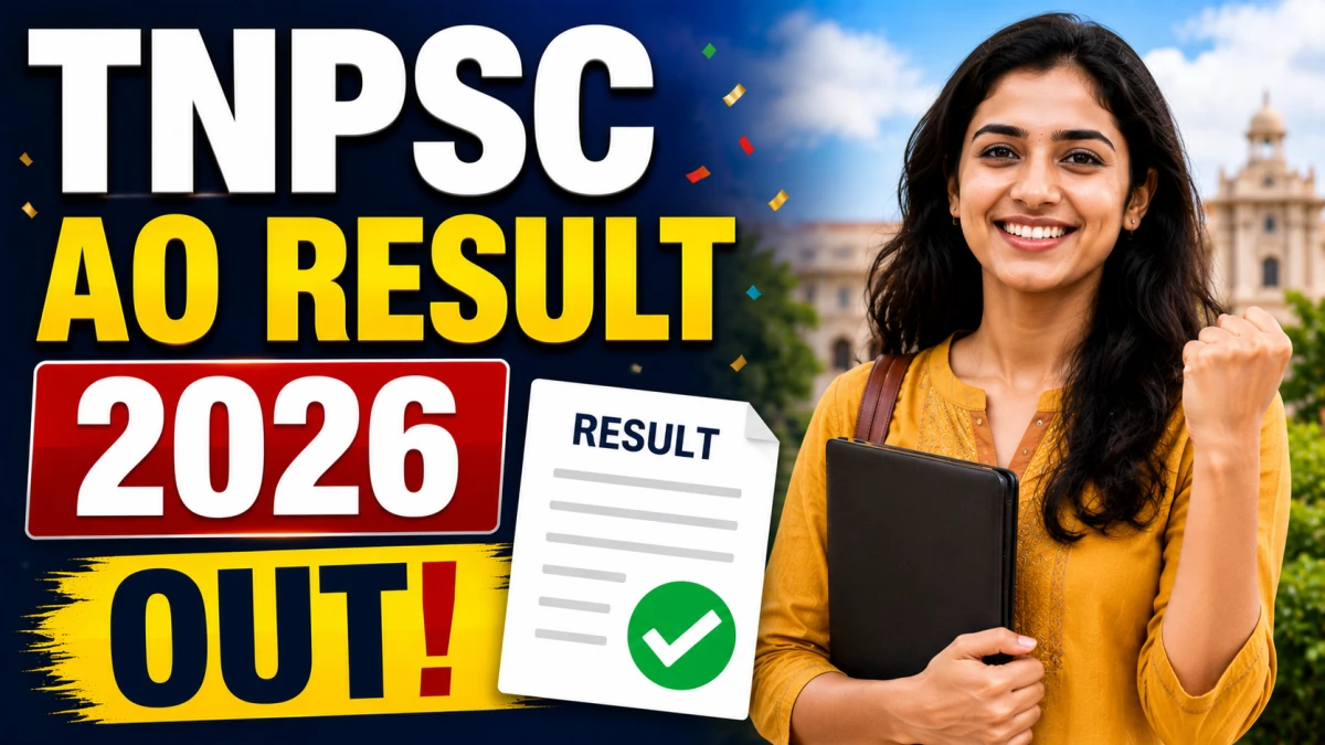 TNPSC AO Result 2026 Out (Direct Link) - Download Merit List @tnpsc.gov.in TNPSC AO Result 2026 Out (Direct Link) - Download Merit List @tnpsc.gov.in