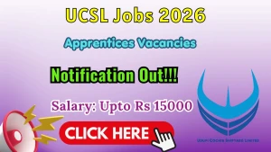 UCSL ApprenticesRecruitment 2026 - Apply Online for 20 Graduate, Technician, Trade Apprentices Posts UCSL ApprenticesRecruitment 2026 - Apply Online for 20 Graduate, Technician, Trade Apprentices Posts