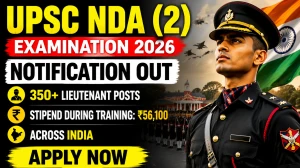 UPSC NDA (2) Exam 2026 Deadline Extended - Apply Online for 394 Posts UPSC NDA (2) Exam 2026 Deadline Extended - Apply Online for 394 Posts
