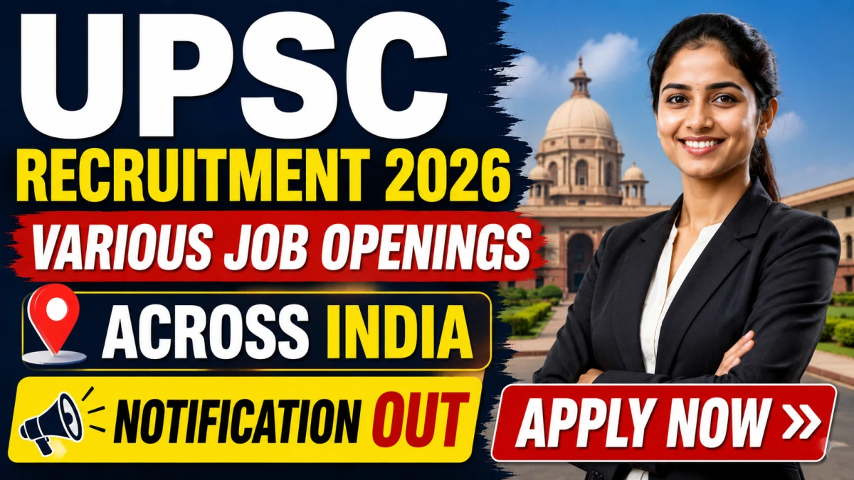 UPSC Recruitment 2026 - Apply Online for 45 Translator, Assistant Mining Engineer and More Posts