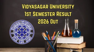 Vidyasagar University 1st Semester Result 2026 Out - Check PG Results Online @ vidyasagar.ac.in