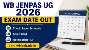 WB JENPAS UG 2026 Exam Date Out - Check Paper Schedule, Admit Card and Notification PDF at wbjeeb.nic.in