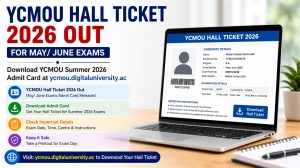 YCMOU Hall Ticket 2026 Out for May/ June Exams - Download YCMOU Summer 2026 Admit Card at ycmou.digitaluniversity.ac