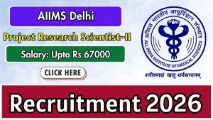 AIIMS Delhi Project Research Scientist Recruitment 2026 - Apply Online AIIMS Delhi Project Research Scientist Recruitment 2026 - Apply Online