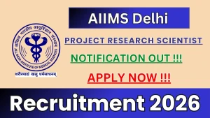 AIIMS Delhi Project Research Scientist II Recruitment 2026 - Apply Online